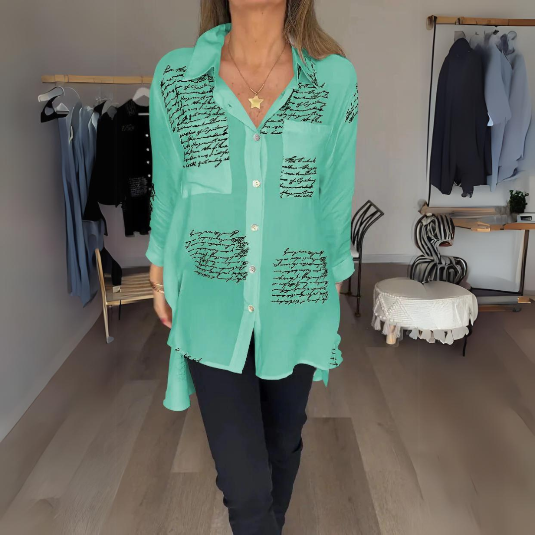 Nadia | Artistic Button-up Shirt