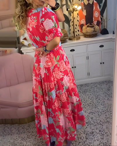 Carine | Breezy Floral Dress for Summer Days