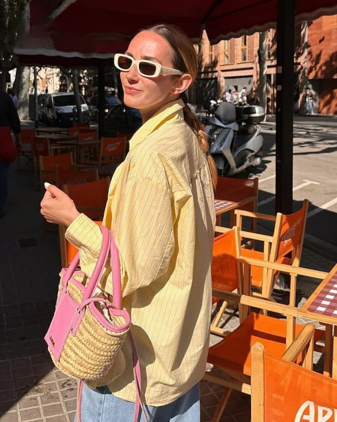 Renata | Striped Oversized Casual Shirt
