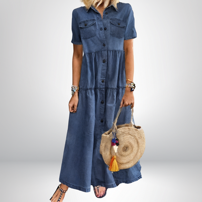 Florence – Soft Button-Front Dress