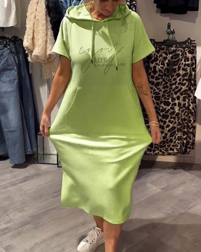 Saskia™ - Casual Hoodie Dress