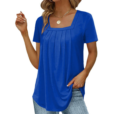 Clara | Chic Pleated Blouse