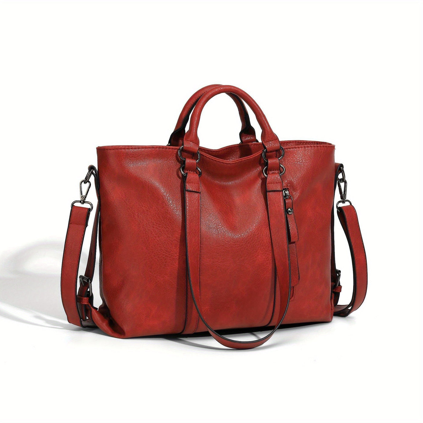 Melanie - Faux Leather Tote Bag