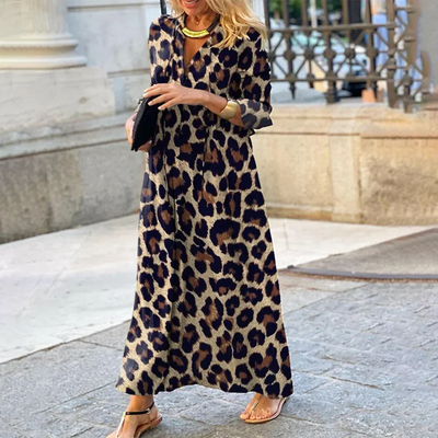 Silvie | Leopard Print Dress for Bold Femininity