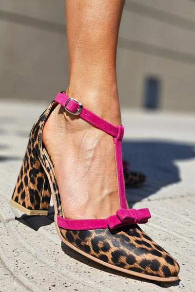 Beauu™ – Green Leopard Print Sandals with Colourful Details