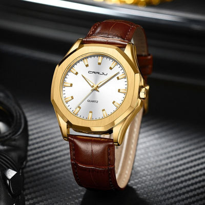 Quartz Watch in a Minimalist Casual Style