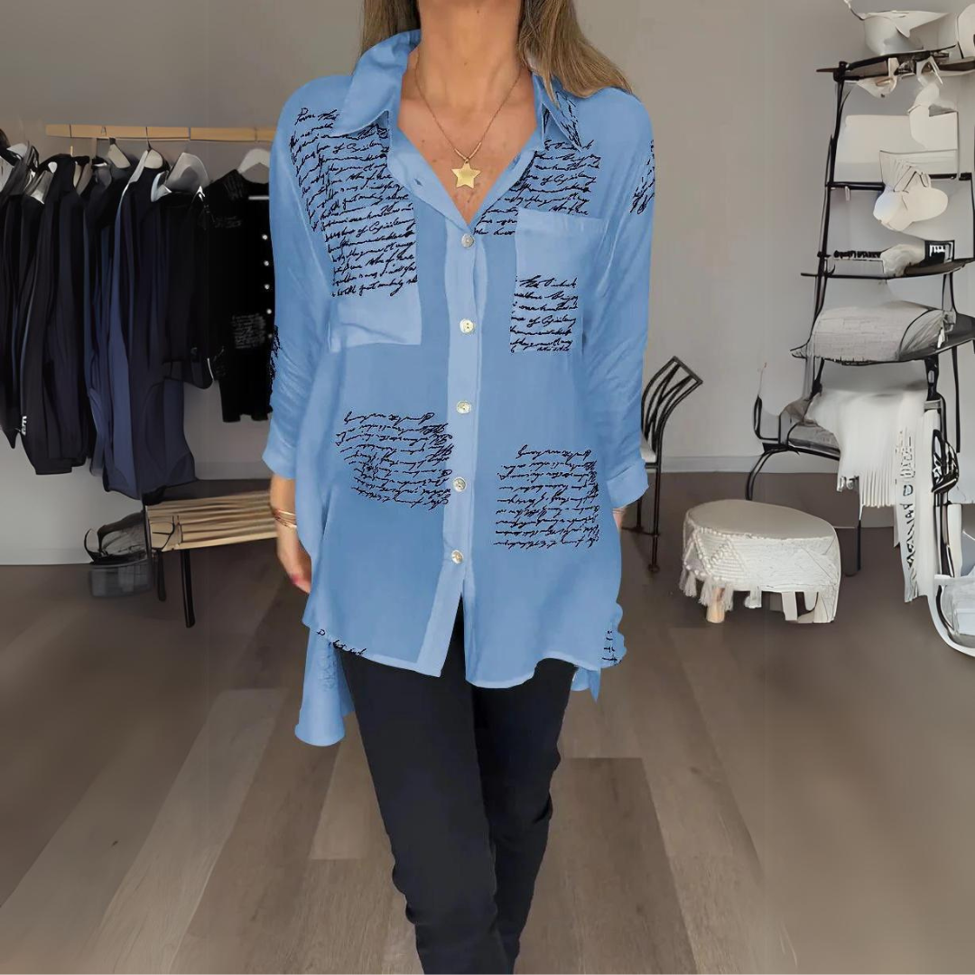 Nadia | Artistic Button-up Shirt