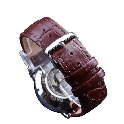 Luxurious Automatic Leather Watch