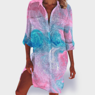 Brigitte | Vibrant Summer Dress for Everyday Ease