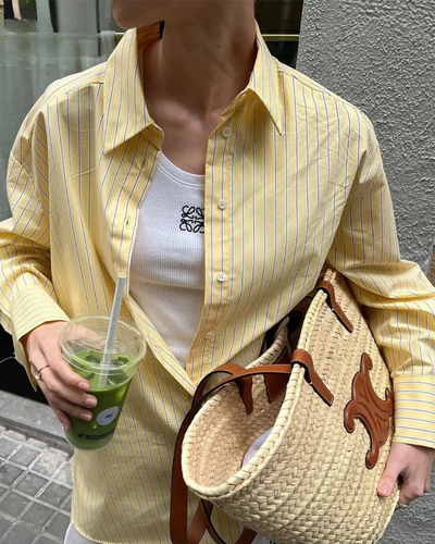 Renata | Striped Oversized Casual Shirt