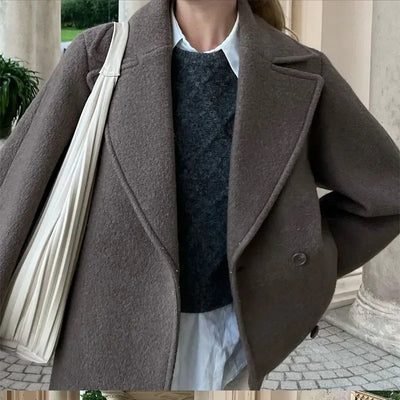 Tessa - Wool Coat With Lapels