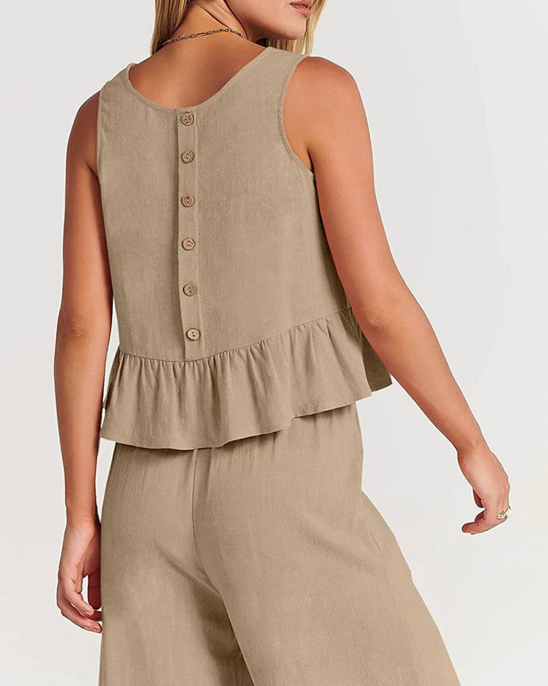 Chic Ruffled Set