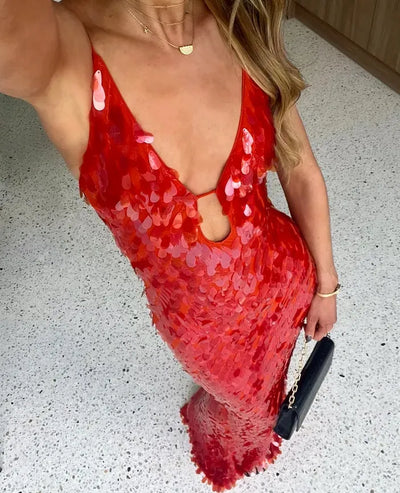 Serena | Luxe Sequin Mermaid Maxi Dress