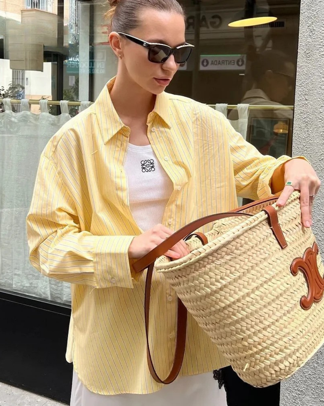Renata | Striped Oversized Casual Shirt