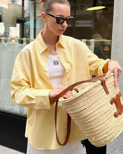 Renata | Striped Oversized Casual Shirt