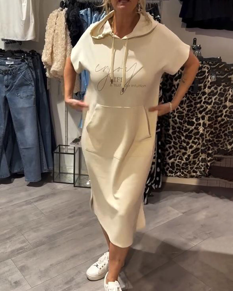 Saskia™ - Casual Hoodie Dress