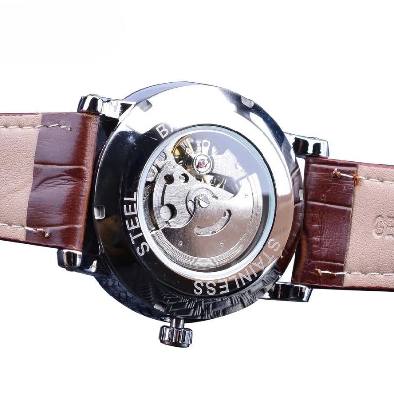 Luxurious Automatic Leather Watch