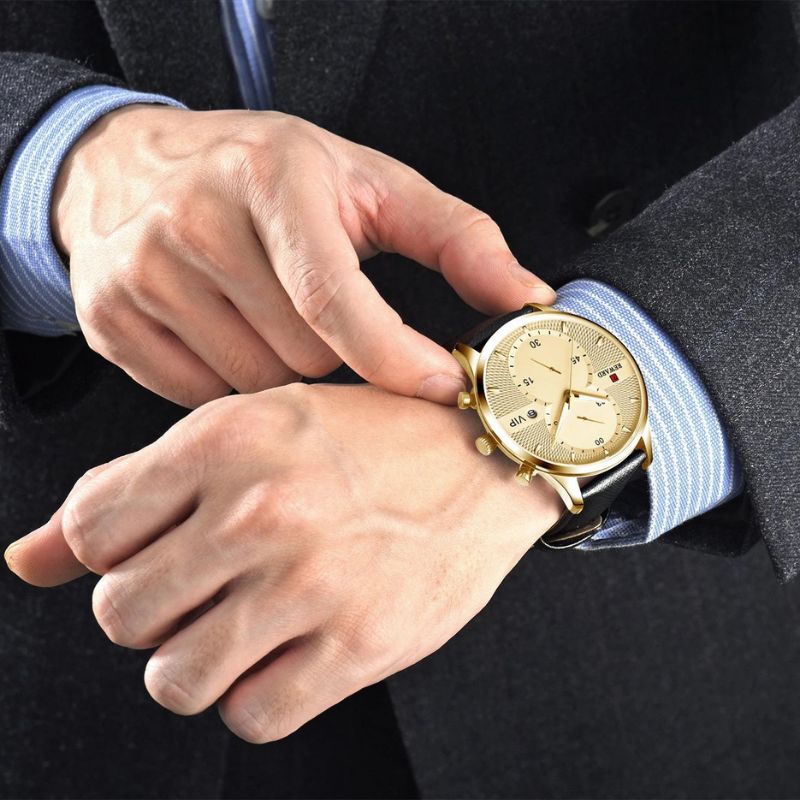 Luxurious Quartz Chronograph Watch