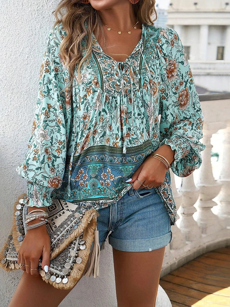 Maya | Summer Floral Blouse