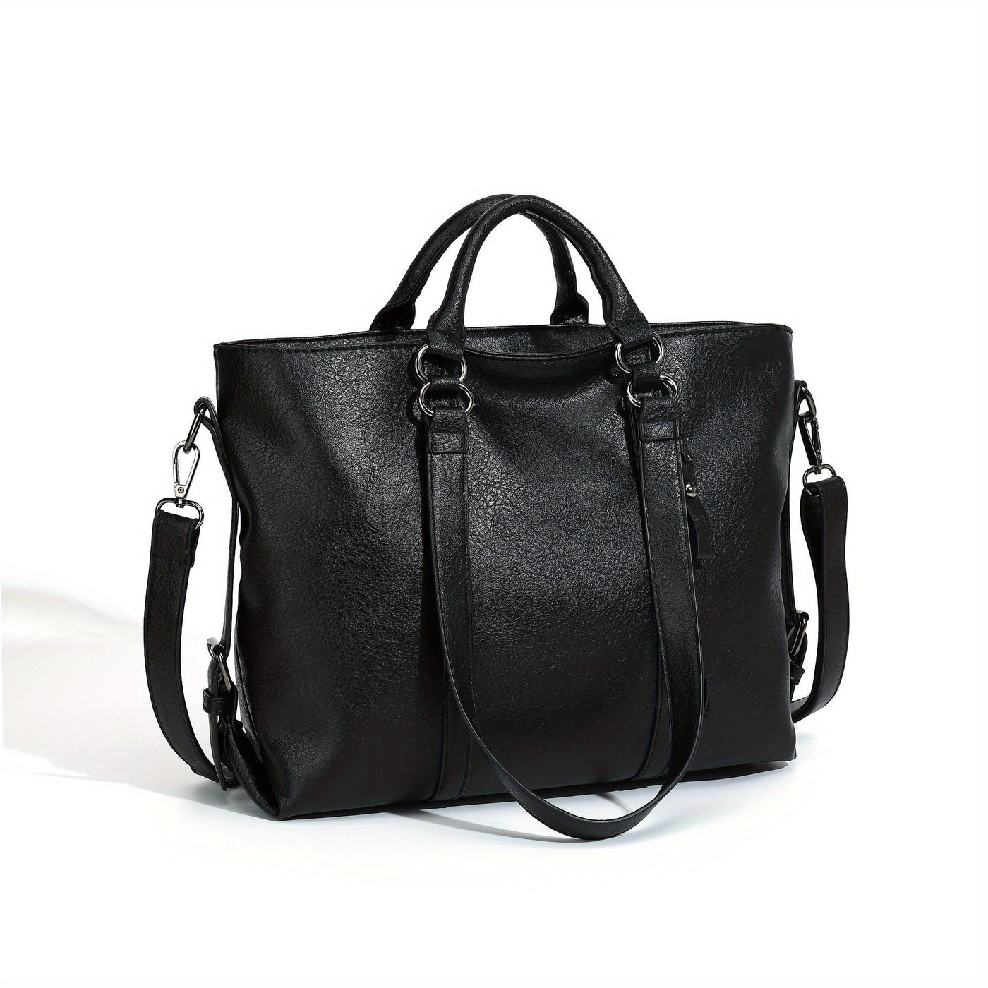 Melanie - Faux Leather Tote Bag
