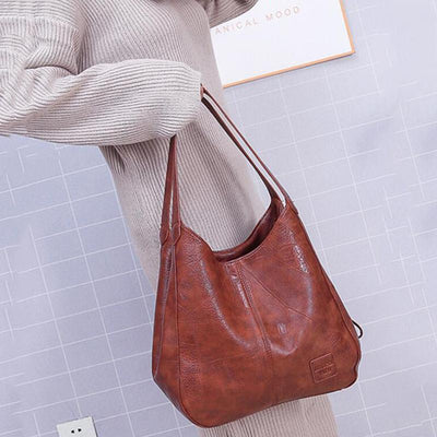 Alice - Vintage Faux Leather Bag