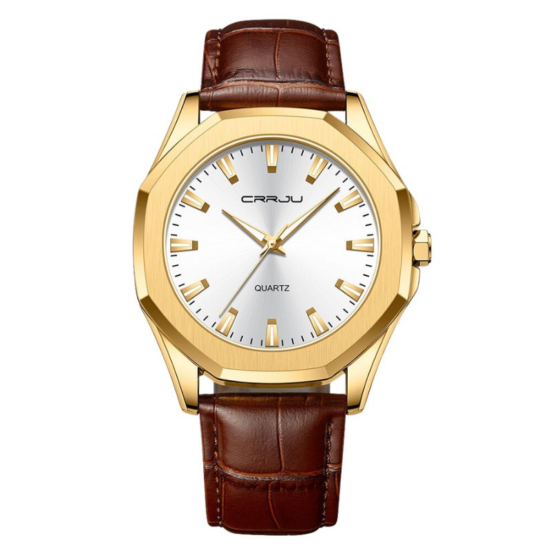 Quartz Watch in a Minimalist Casual Style