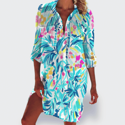Brigitte | Vibrant Summer Dress for Everyday Ease