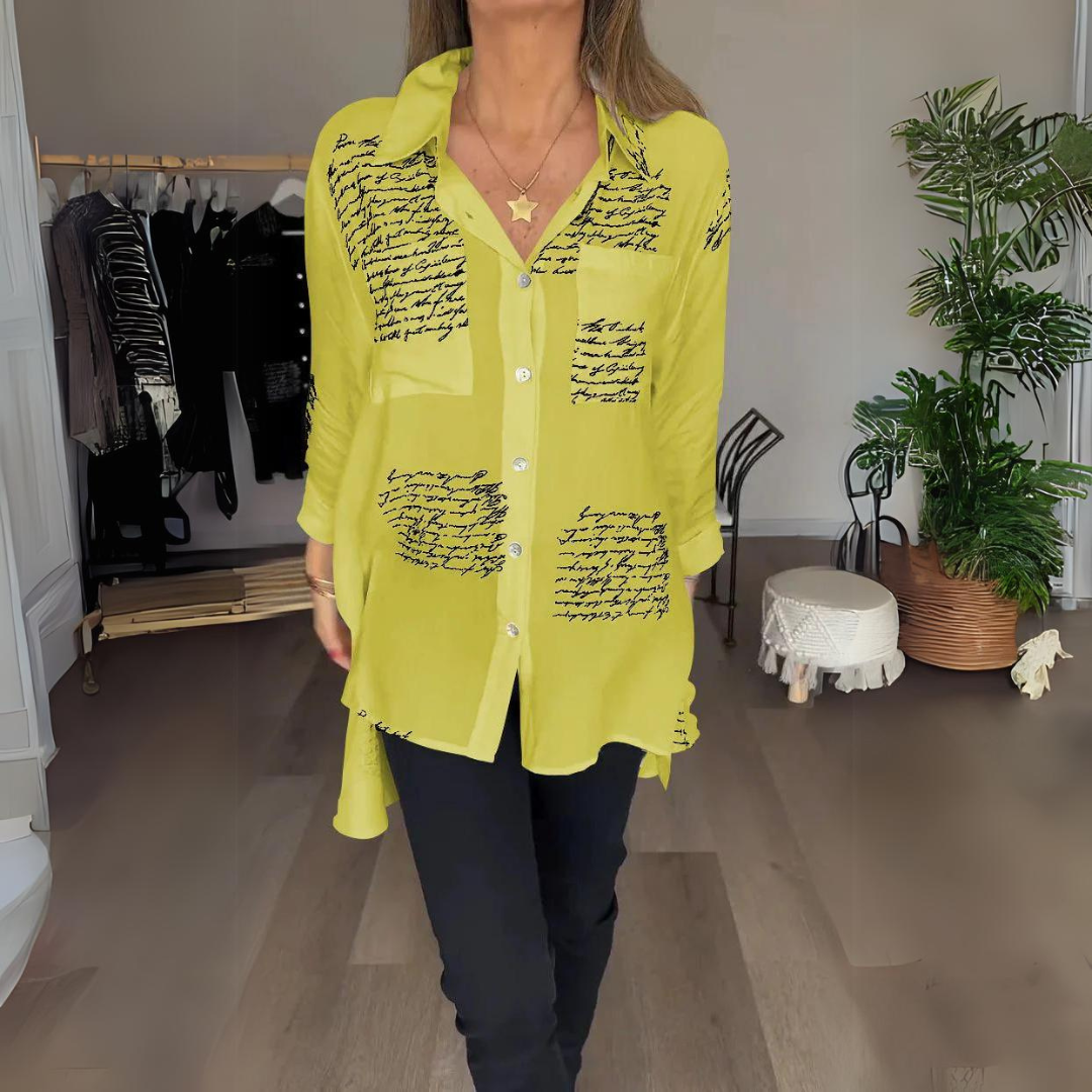 Nadia | Artistic Button-up Shirt