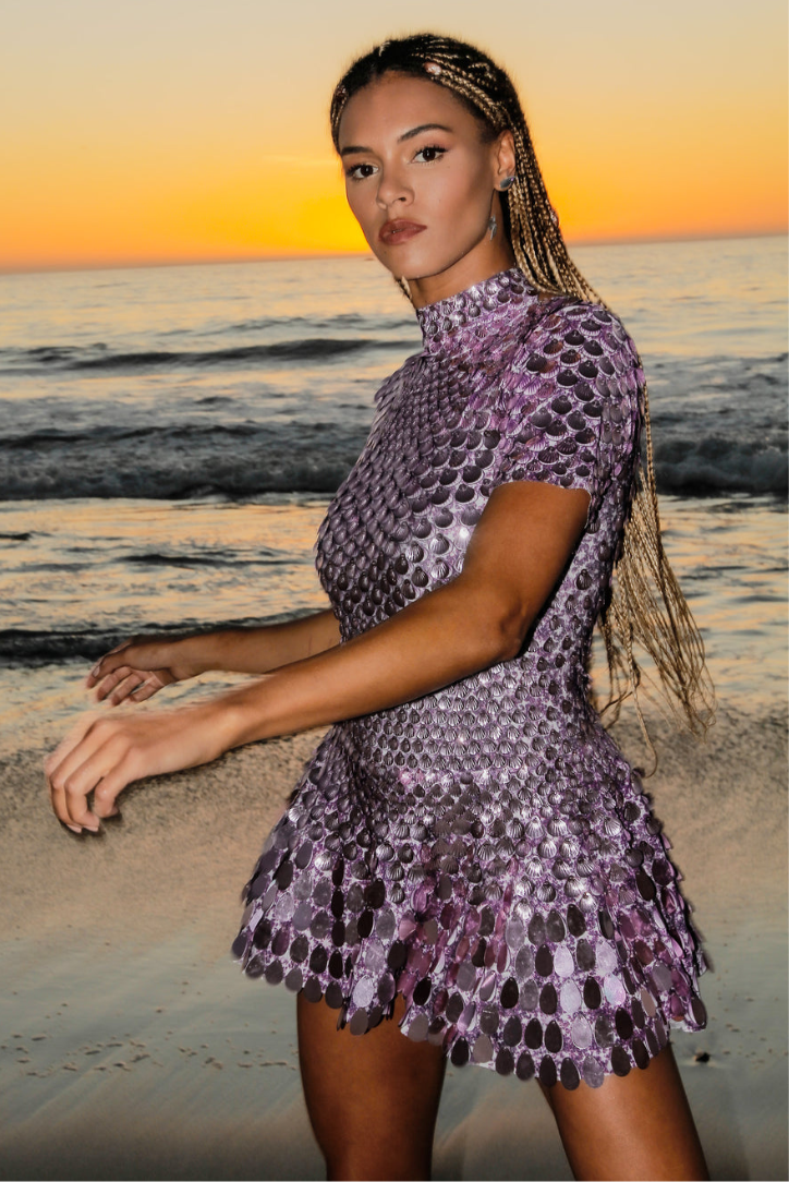 Harper | Gleam Mini Dress