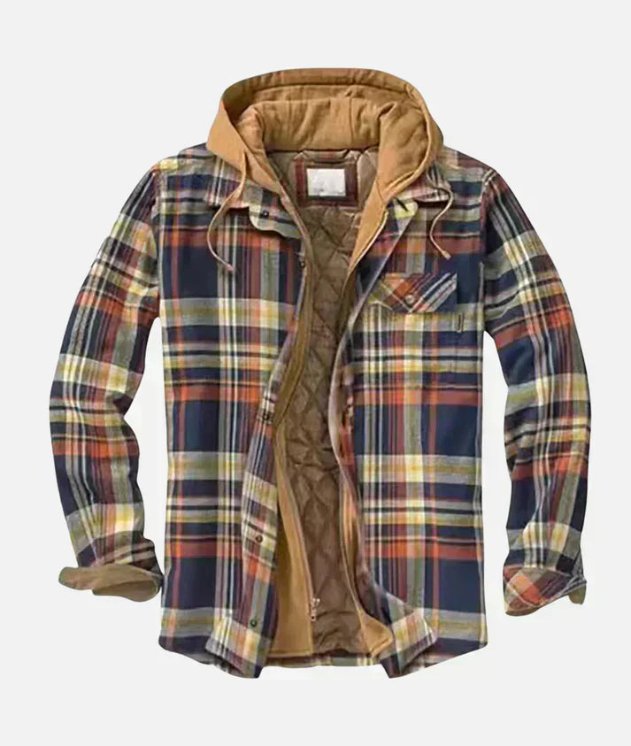 Alain – Patchwork Check Jacket