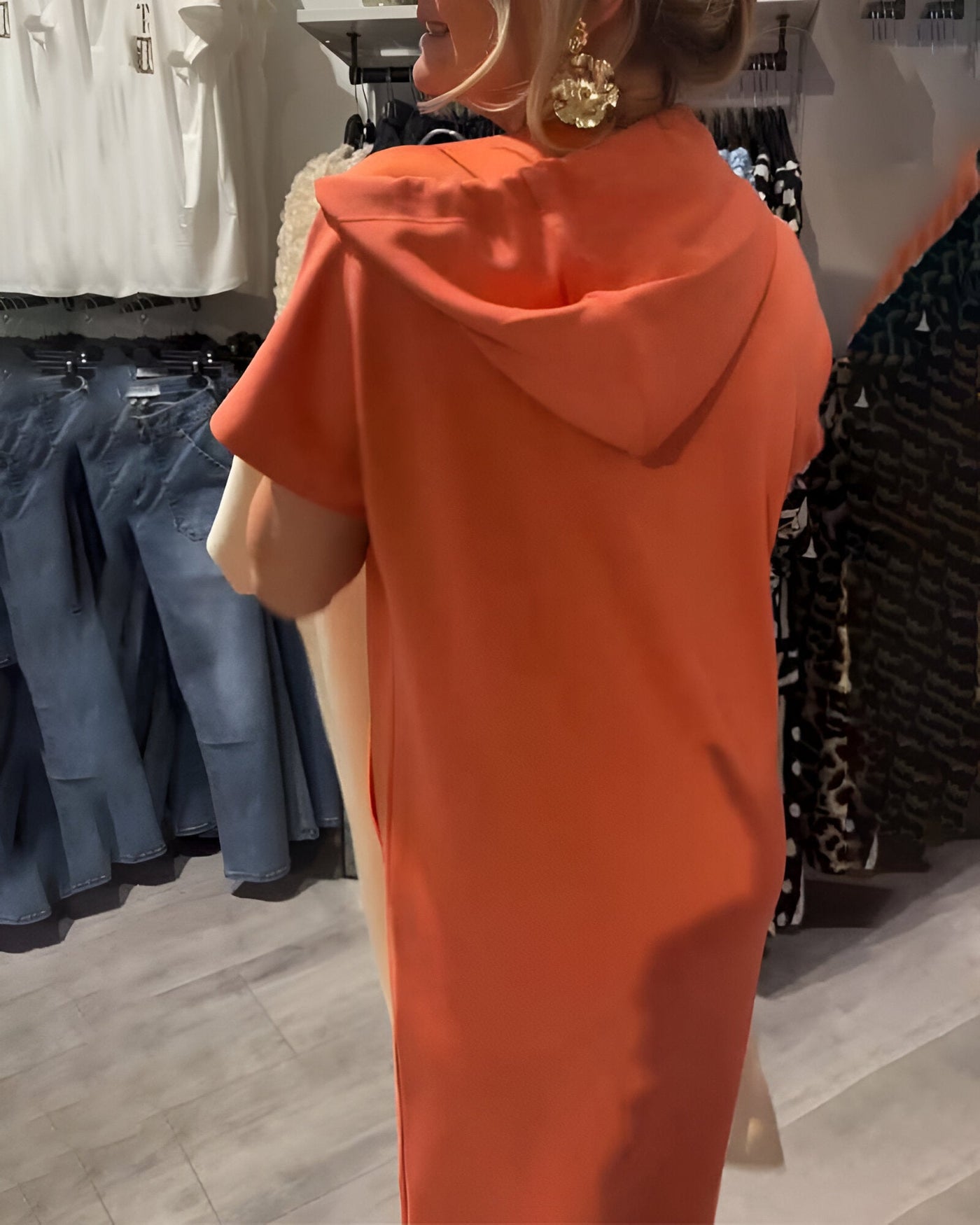 Saskia™ - Casual Hoodie Dress