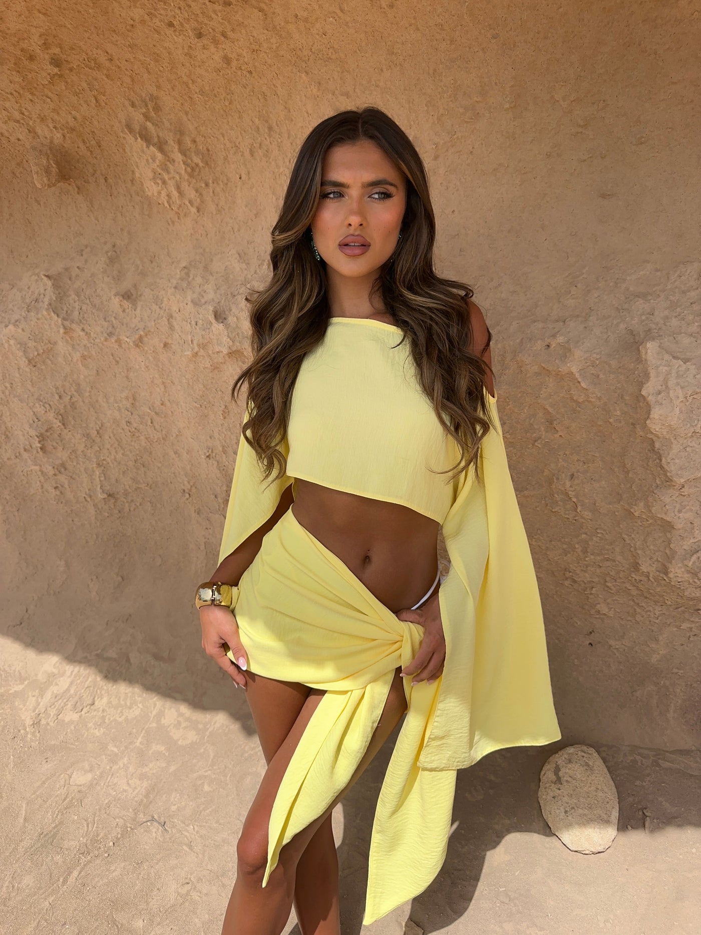 Nyra | Citrus Sarong Set