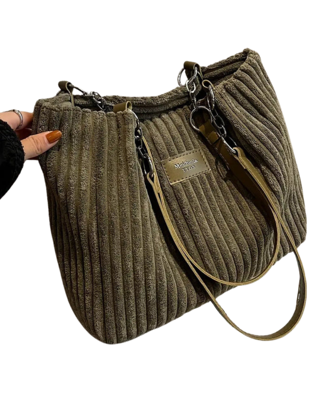 Amanda – Corduroy Shopper