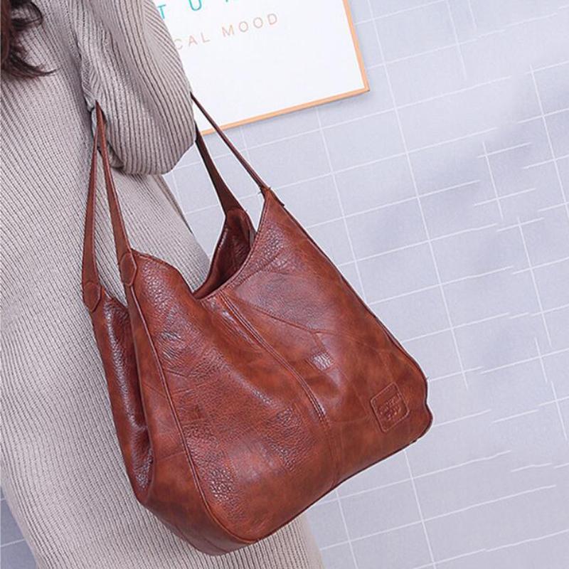 Alice - Vintage Faux Leather Bag