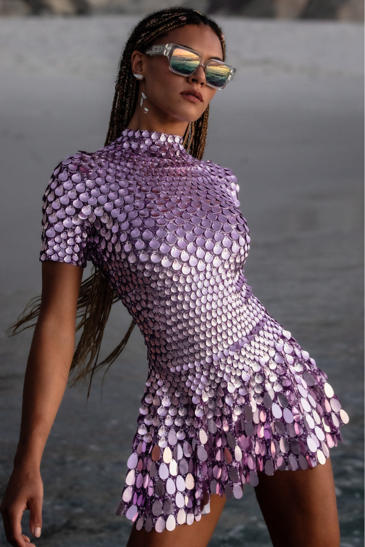 Harper | Gleam Mini Dress