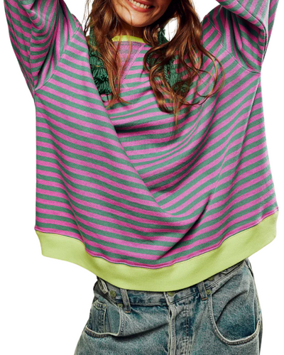 Mana - Striped Oversized Sweater