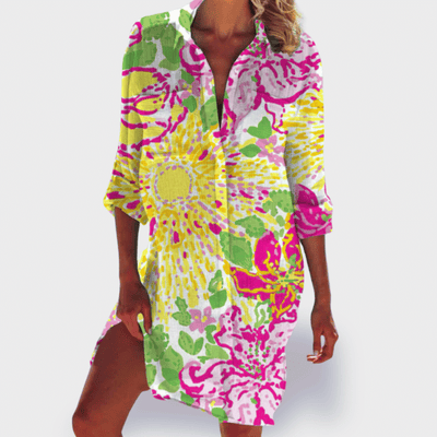 Brigitte | Vibrant Summer Dress for Everyday Ease