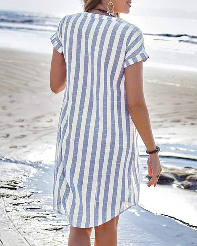 Martine - Elegant striped blouse