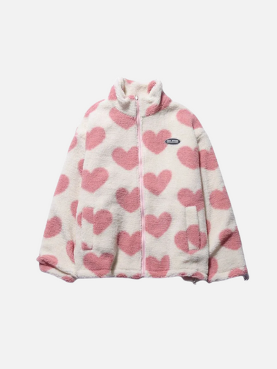 Baciodeluxe️ - Double-Sided Heart Coat - Unique Collection