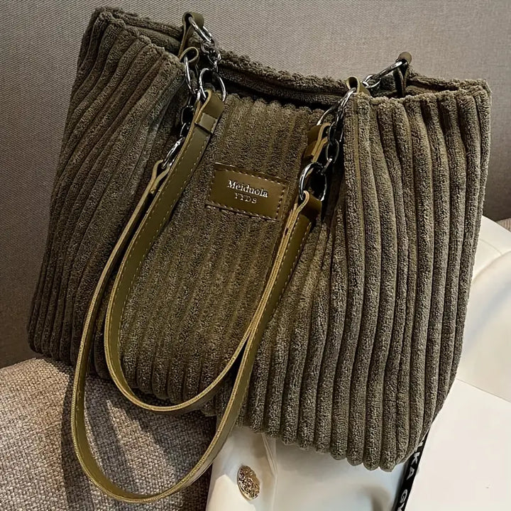 Amanda – Corduroy Shopper
