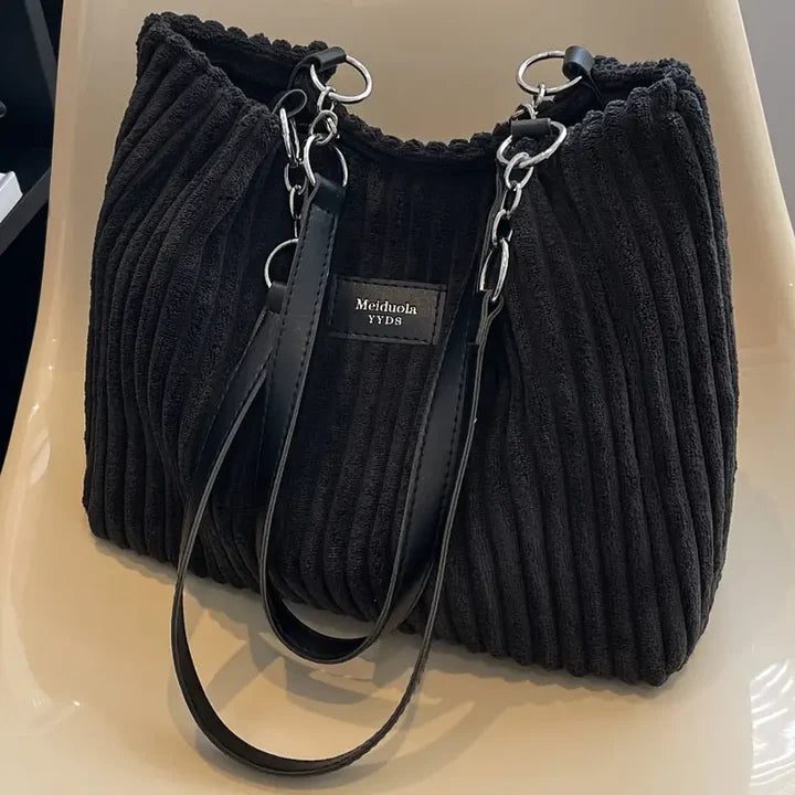 Amanda – Corduroy Shopper