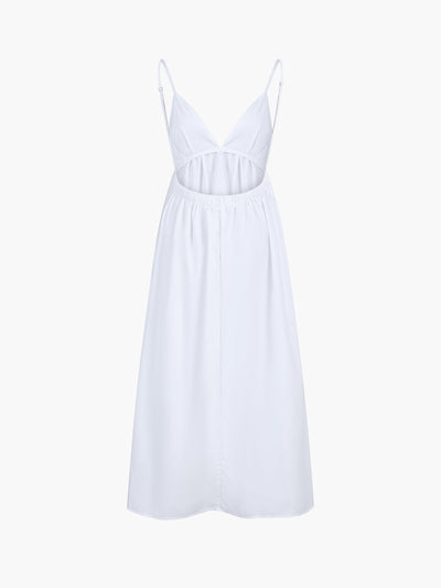 Jolina - Casual Backless Maxi Dress