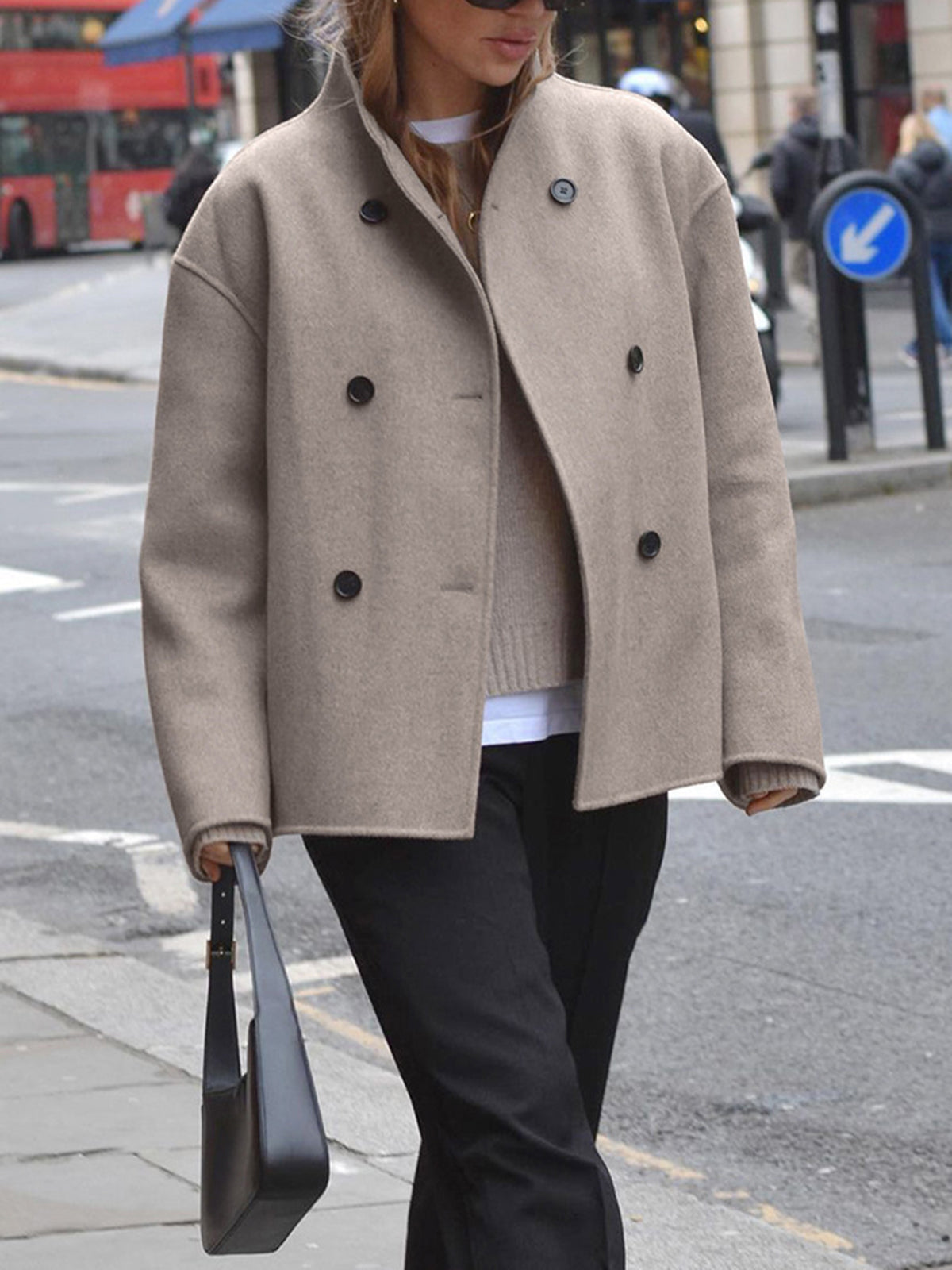 Gina - Oversized Wool Coat