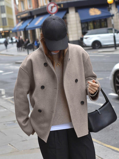 Gina - Oversized Wool Coat