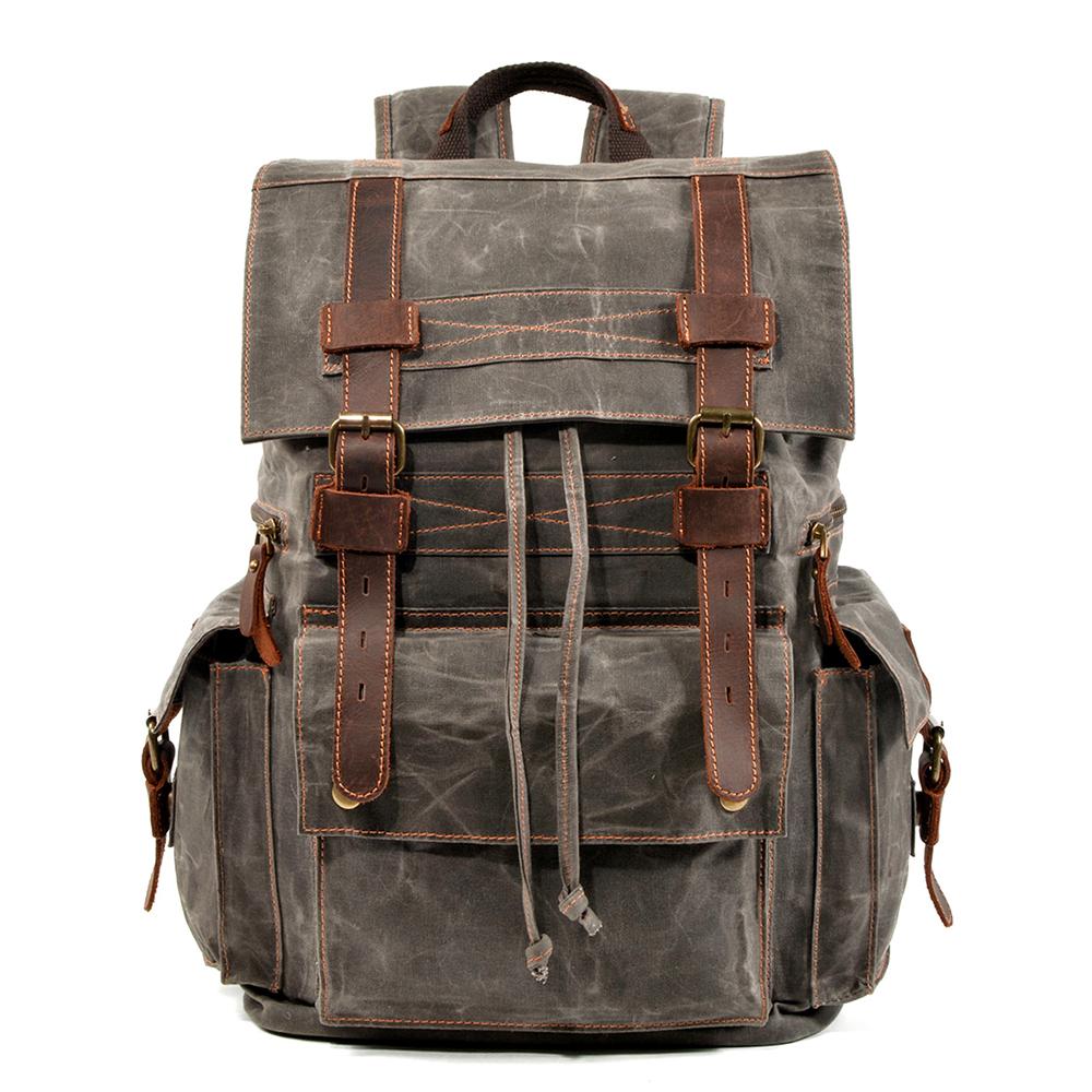 Montreux - Canvas backpack with drawstring closure