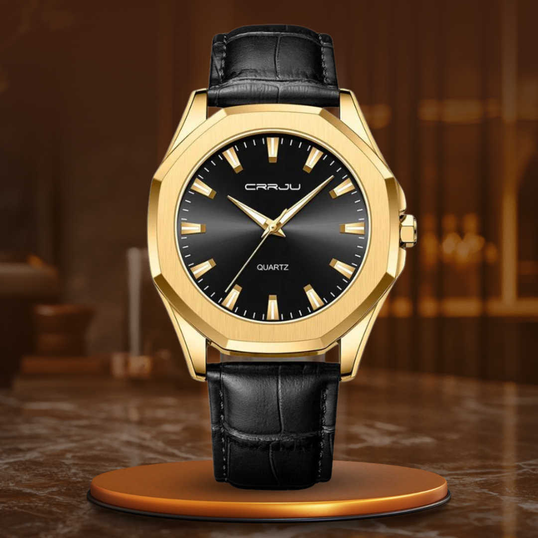 Quartz Watch in a Minimalist Casual Style