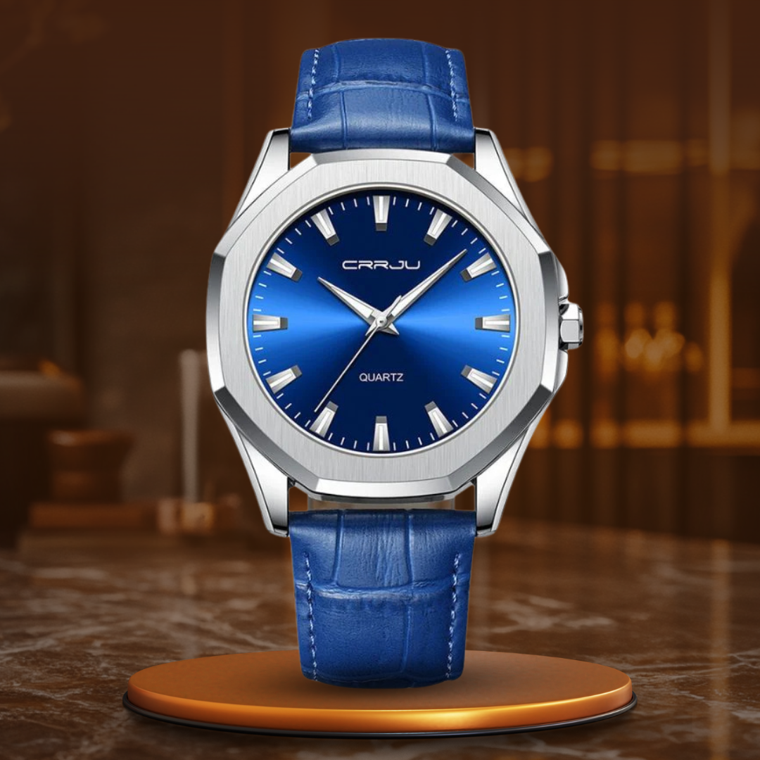 Quartz Watch in a Minimalist Casual Style