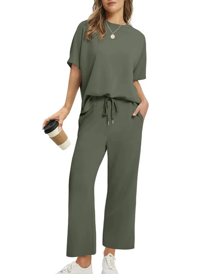 Suk Suit - With Adjustable Waist and Fluid Cut