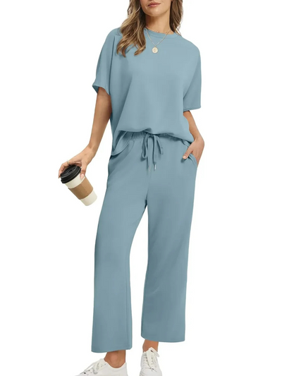 Suk Suit - With Adjustable Waist and Fluid Cut