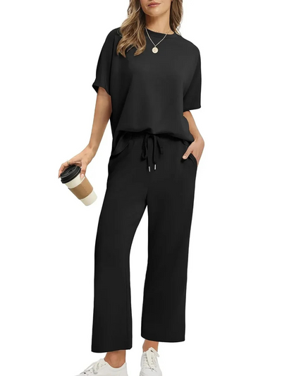 Suk Suit - With Adjustable Waist and Fluid Cut